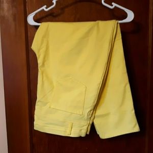 Faded Glory plus size pale yellow jeggings